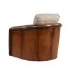 Ella Cocoa Swivel Chair